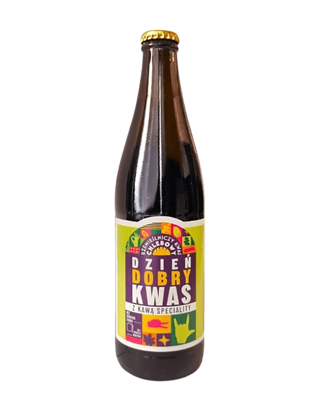 kwas chlebowy z kawa, bez cukru i konserwantów, naturalny, rzemieslniczy